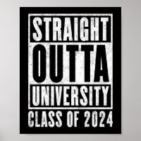 Straight Outta University 2024 (Distressed)