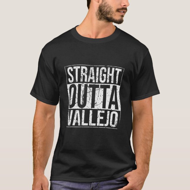 Straight Outta Vallejo Vintage T-Shirt (Front)