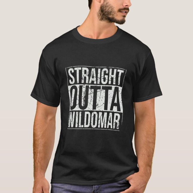 Straight Outta Wildomar Vintage T-Shirt (Front)