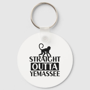 Straight Outta Yemee  Keychain