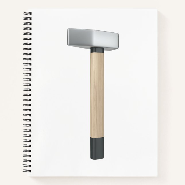 Straight peen hammer notebook (Front)
