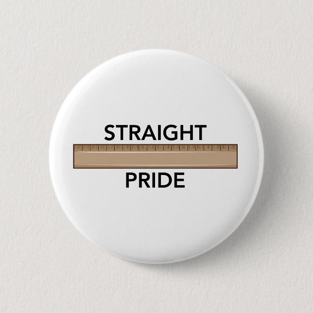 Straight Pride Button (Front)