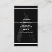 Straight Razor Shave Barber