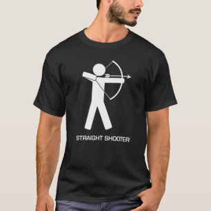Straight Shooter (White Archer) T T-Shirt