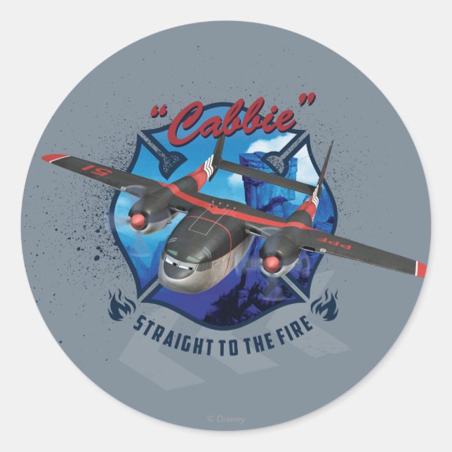 Straight To The Fire Classic Round Sticker (Front)