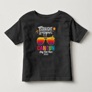 Straight Trippin Cancun Mexico Travel Vacation  Toddler T-shirt