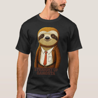 Straight Up Gangsta Sloth T-Shirt