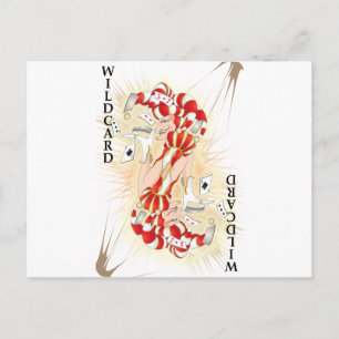 Straight up Wildcard Postcard