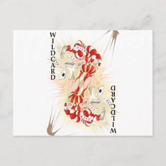 Straight up Wildcard Postcard