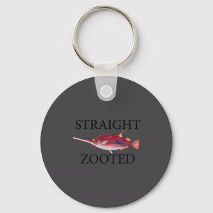 Straight Zooted Longsne Snipefi-shirt Keychain