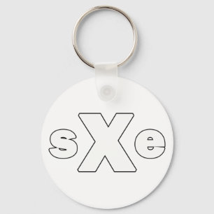 Straightedge 002 keychain