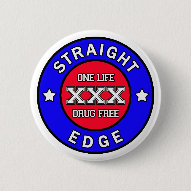 Straightedge button (Front)