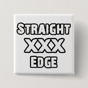 Straightedge button