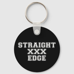 Straightedge Keychain