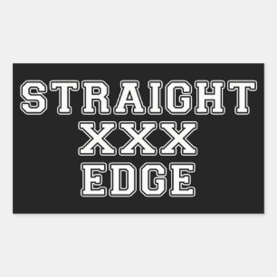 Straightedge Sticker