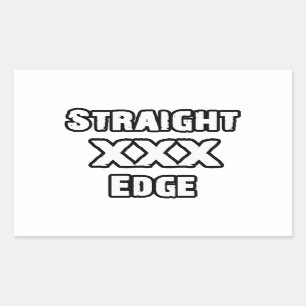 Straightedge Sticker
