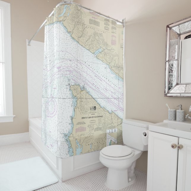 Strait of Juan de Fuca Entrance Nautical Chart (In Situ)