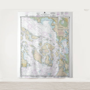 Strait of Juan de Fuca to Strait of Georgia Chart Tapestry