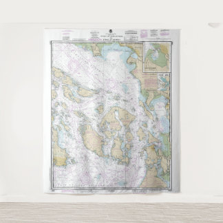 Strait of Juan de Fuca to Strait of Georgia Chart Tapestry