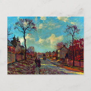 Strait Of Louveciennes art by Camille Pissarro Postcard