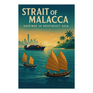 Strait of Malacca – Gateway of Southeast Asia Poster