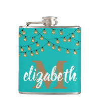 Strand of Lights Turquoise Personalized