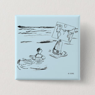 Stranded 2 Inch Square Button