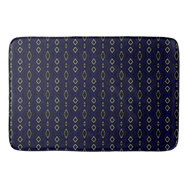 Stranded Diamonds Bath Mat (Front)
