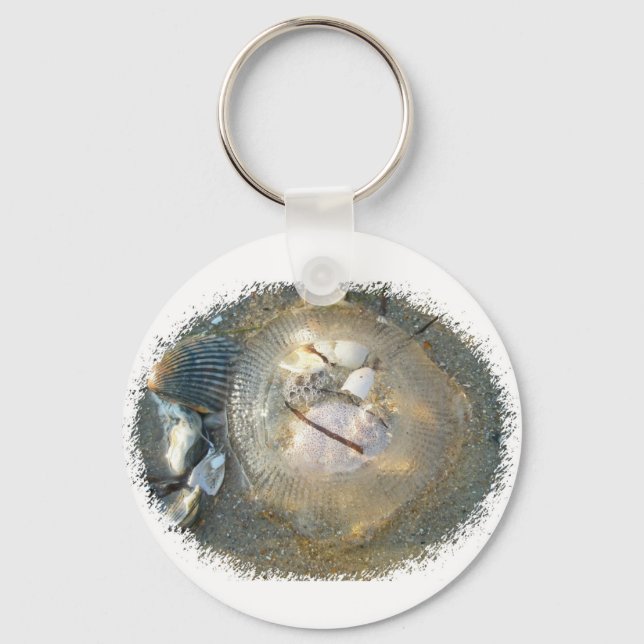 Stranded Jellyfish Series Coordinating Iems Keychain (Front)