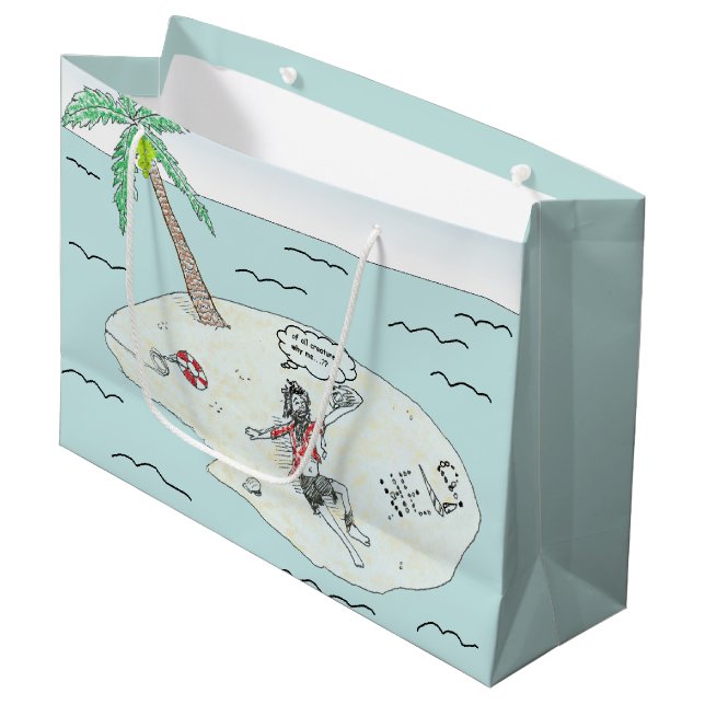 Stranded Large Gift Bag (Front Angled)