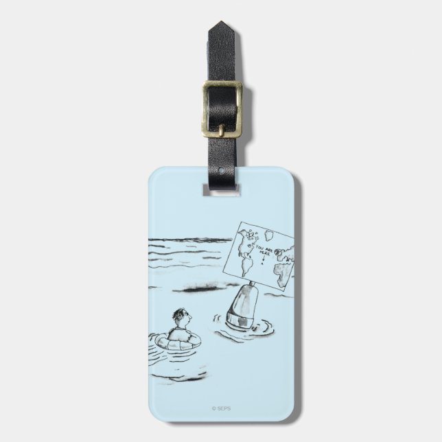 Stranded Luggage Tag (Front Vertical)