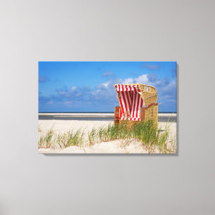 Strandkorb 337 canvas print