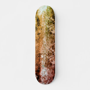 Strange aged fibrous texture and dirt or burnt skateboard