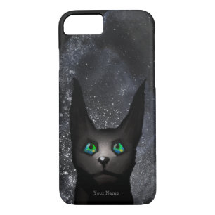 Strange Alien Cat - Night Sky Case-Mate iPhone Case