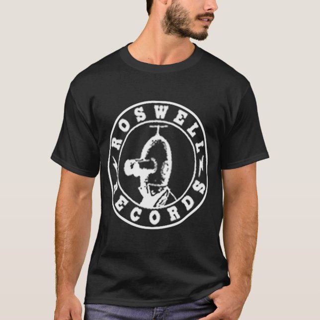 Strange Alien Roswell Records T-Shirt (Front)