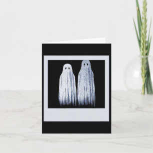 Strange And Unusual Ghost Photo Funny Horror Movie Card