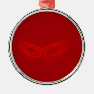 Strange Attractor - Fun Chaos Theory Physics Math Metal Ornament