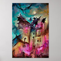 STRANGE CASTLE art and fantasy poster