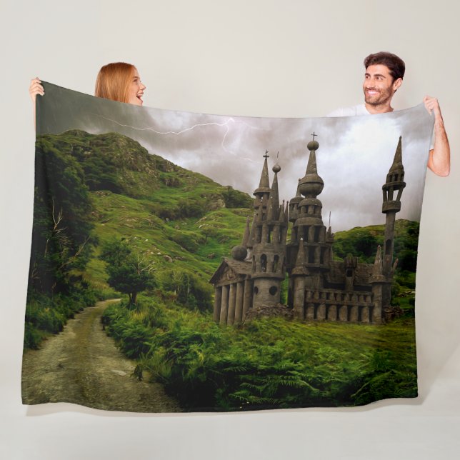 STRANGE CASTLE FLEECE BLANKET (In Situ)