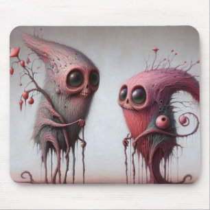 Strange creatures mouse pad