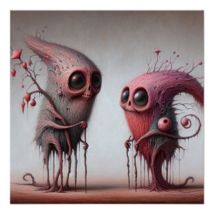 Strange creatures poster