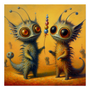 Strange creatures poster