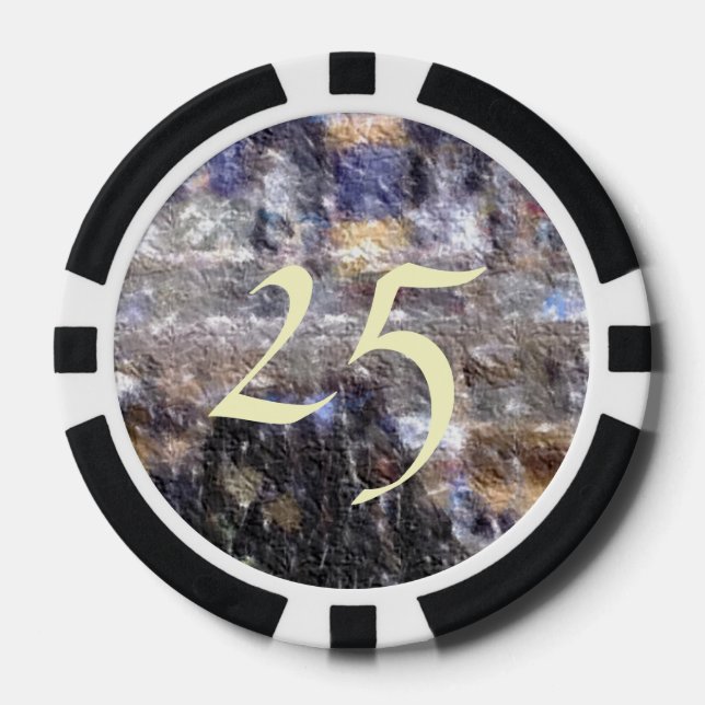 strange edited photo poker chips (Front)