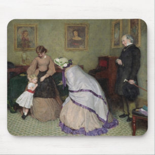 Strange Faces (w/c & bodycolour on paper) Mouse Pad