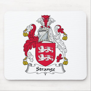 Strange Family Crest Mouse Pad