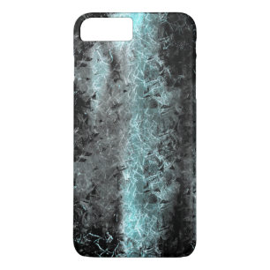 Strange fibrous texture in clear blue and black Case-Mate iPhone case
