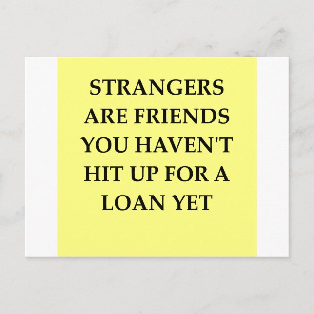 strange friends postcard (Front)