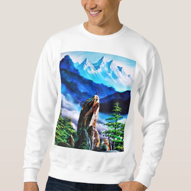 Strange mountain... reached the summit. sweatshirt (Front)