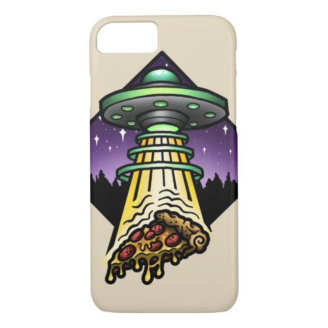 Strange Pizza UFO Phone Case (Back)