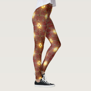 Strange repetition lines generating light circles leggings